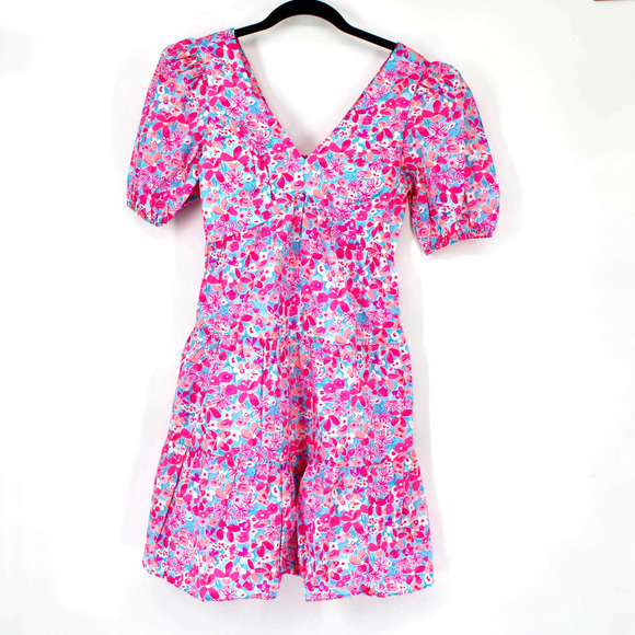 Lilly Pulitzer Dresses & Skirts - Lilly Pulitzer Nalani Midi Tiered Dress Aura Pink Baby Bloomer Size 10 NEW